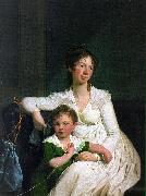 Jens Juel Portrait of a Noblewoman with her Son oil on canvas